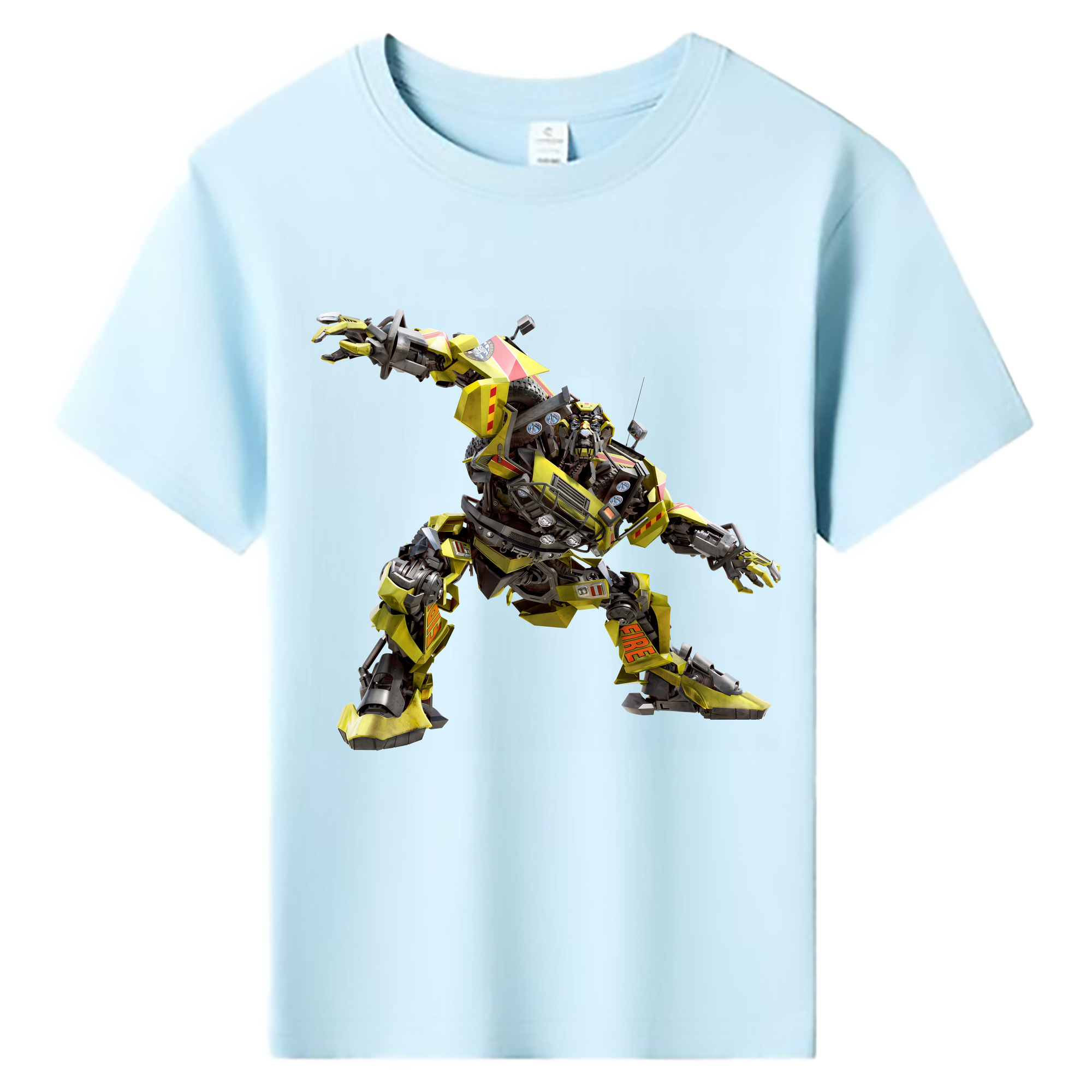 （画像用） Transformers トランスフォーマー 綿100％キッズTシャツ（フロントプリント）